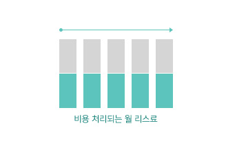 비용 처리되는 월 리스료가 저렴한 방식으로 소유보다 임대 성격이 강한 리스 상품